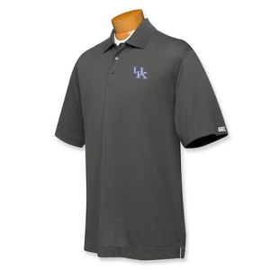 Kentucky Wildcats Men's CB DryTec Championship Polo - Charcoal
